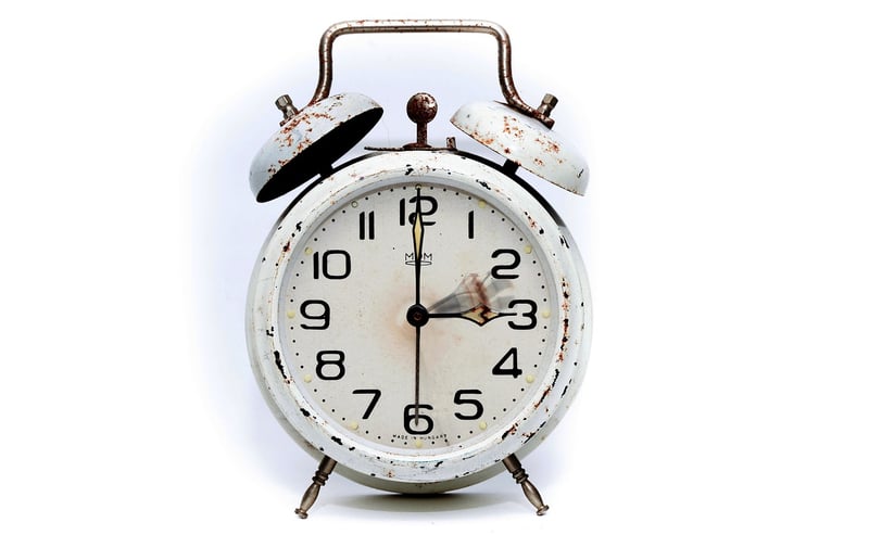 Clock and Sand Concept